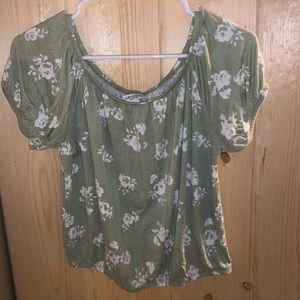 floral pattern top